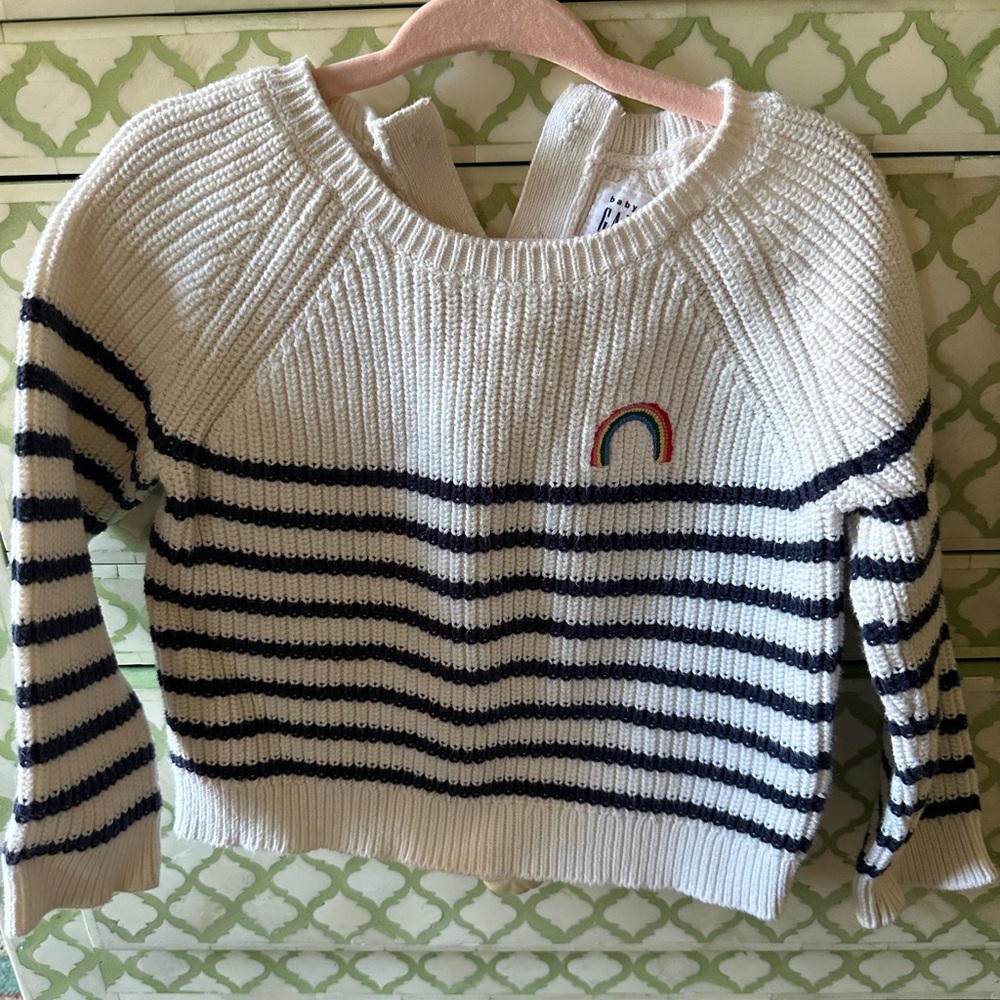 Gap Kids cotton striped sweater